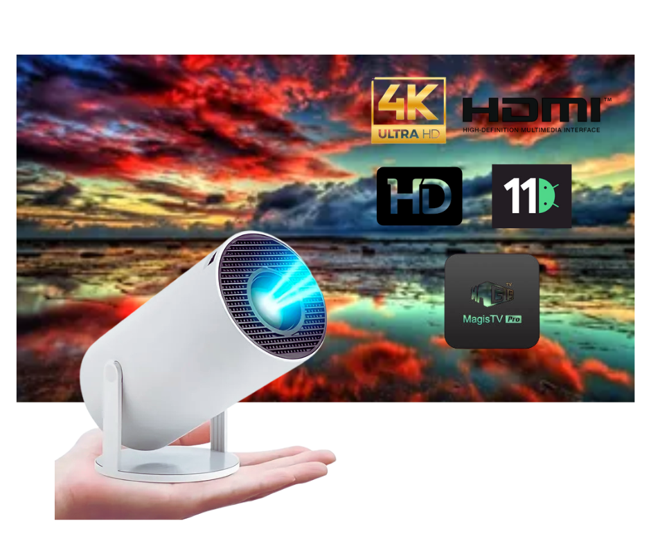 Proyector Led Generico App Magic 8000lm Wifi 4k Bluetooth